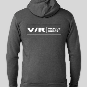 V/R Logo Grey and Heather Grey Hoodies