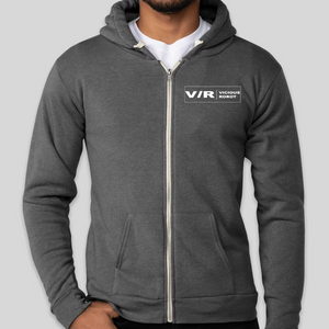 V/R Logo Grey and Heather Grey Hoodies